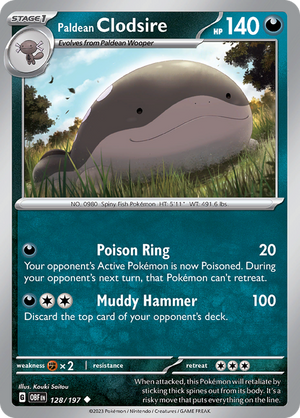 #128 Paldean Clodsire