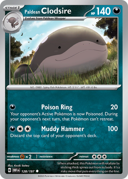 #128 Paldean Clodsire
