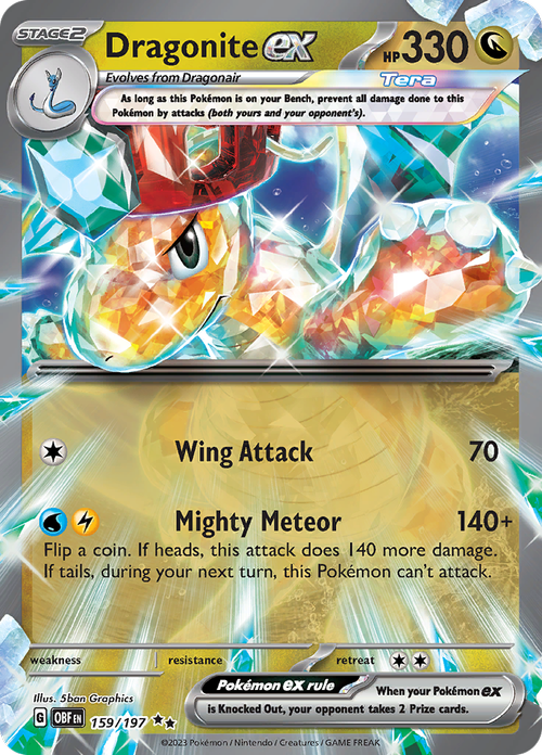 #159 Dragonite EX