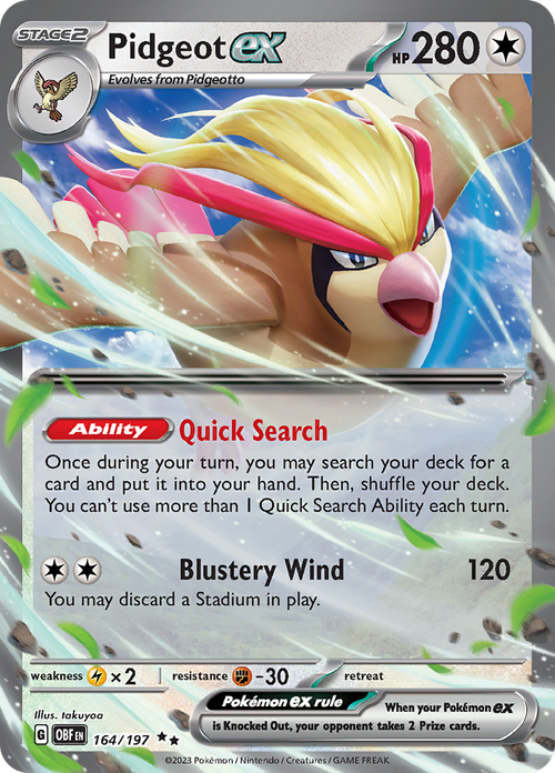 #164 Pidgeot EX