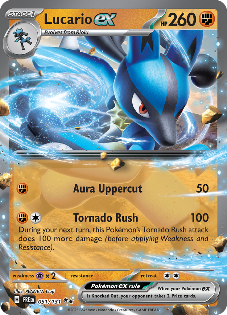 #051 Lucario EX