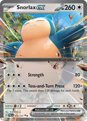 #076 Snorlax EX