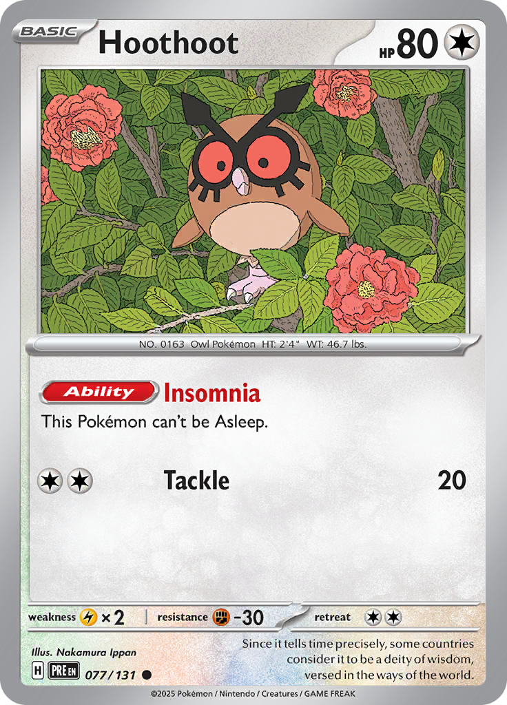 #077 Hoothoot