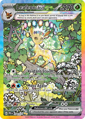 #144 Leafeon EX