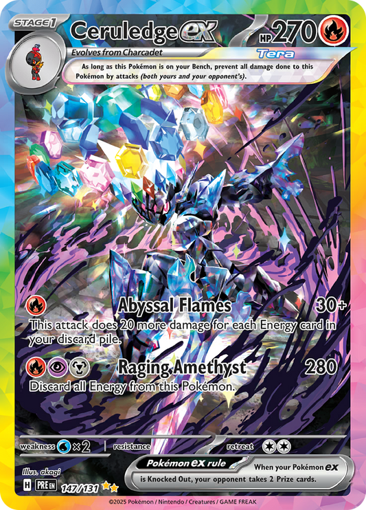#147 Ceruledge EX