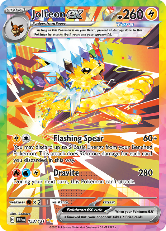 #153 Jolteon EX