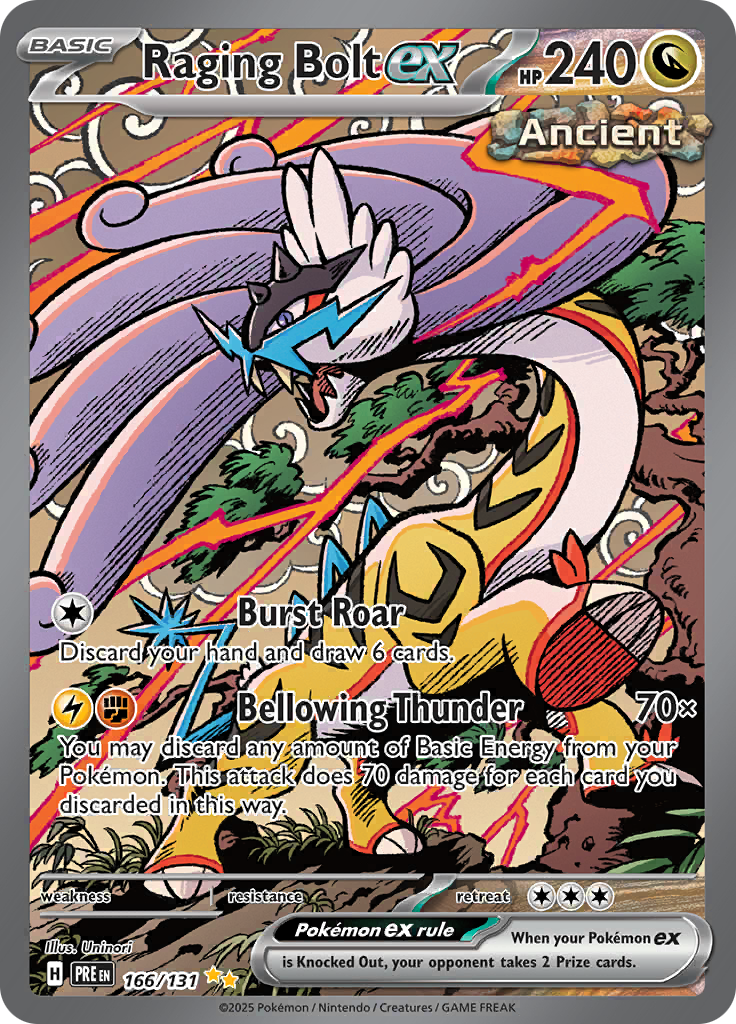 #166 Raging Bolt EX