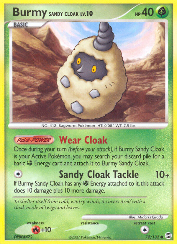 #079 Burmy Sandy Cloak